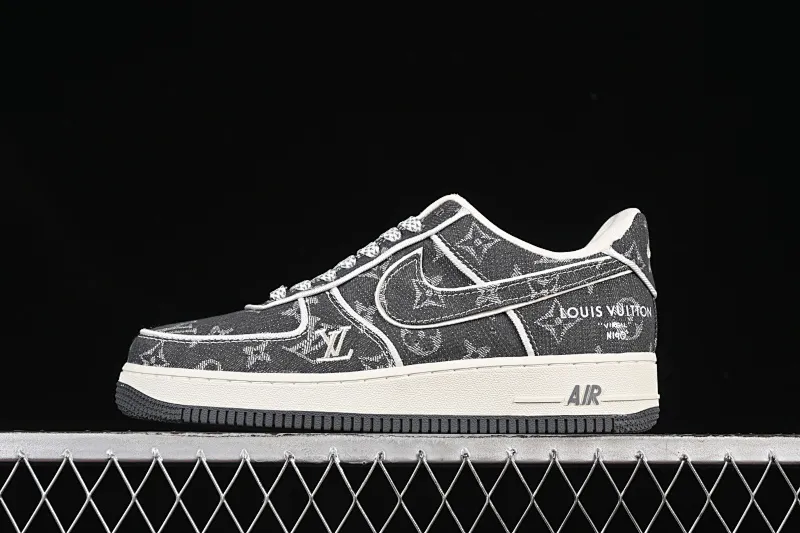All categories Nk Air Force 1 Air Force series Nk Air Force 1 Low Air Force low-top Nike Air Force 1'07 Low LV joint black denim Air Force 1 low-top casual sneakers SC9207-530